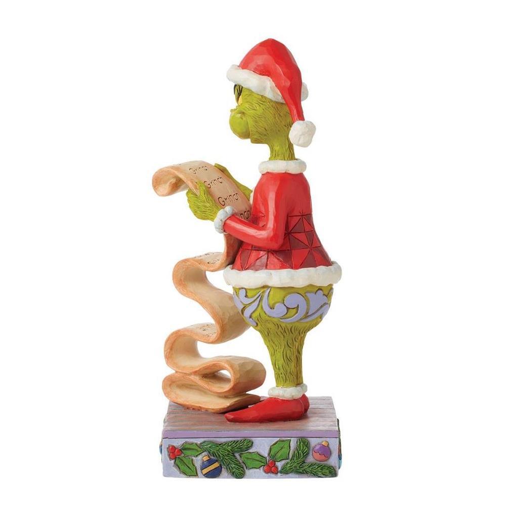 PRE-ORDER 2024 <br> Grinch by Jim Shore <br> Grinch Holding List (22cm) - $124.95