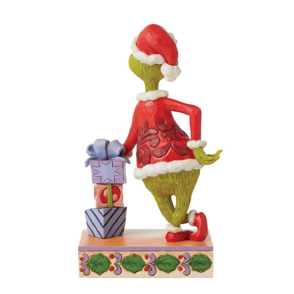 PRE-ORDER 2024 <br> Grinch by Jim Shore <br> Grinch With Presents (20cm) - $134.95