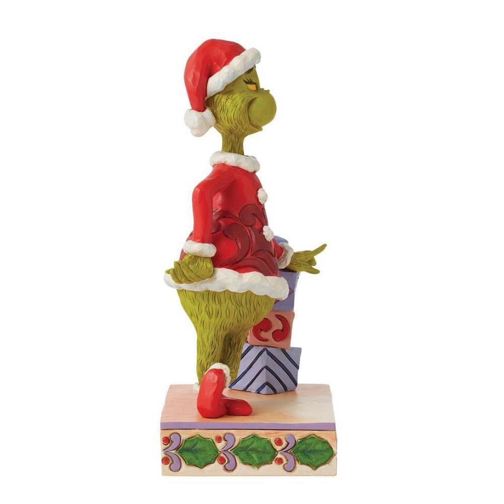 PRE-ORDER 2024 <br> Grinch by Jim Shore <br> Grinch With Presents (20cm) - $134.95