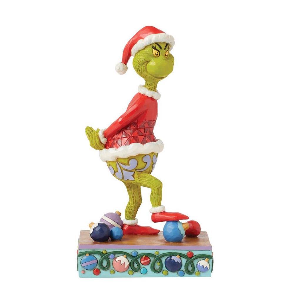 PRE-ORDER 2024 <br> Grinch by Jim Shore <br> Grinch Step on Ornament (18.5cm) - $124.95