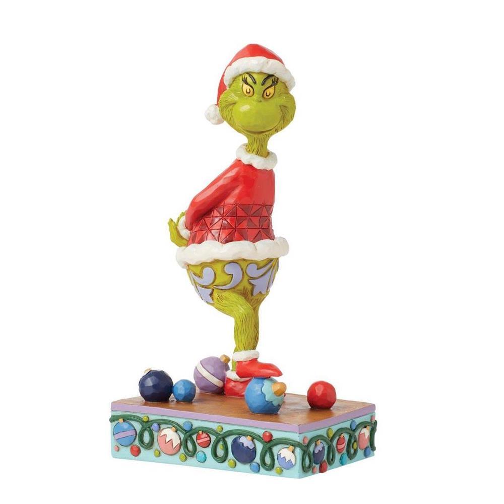 PRE-ORDER 2024 <br> Grinch by Jim Shore <br> Grinch Step on Ornament (18.5cm) - $124.95