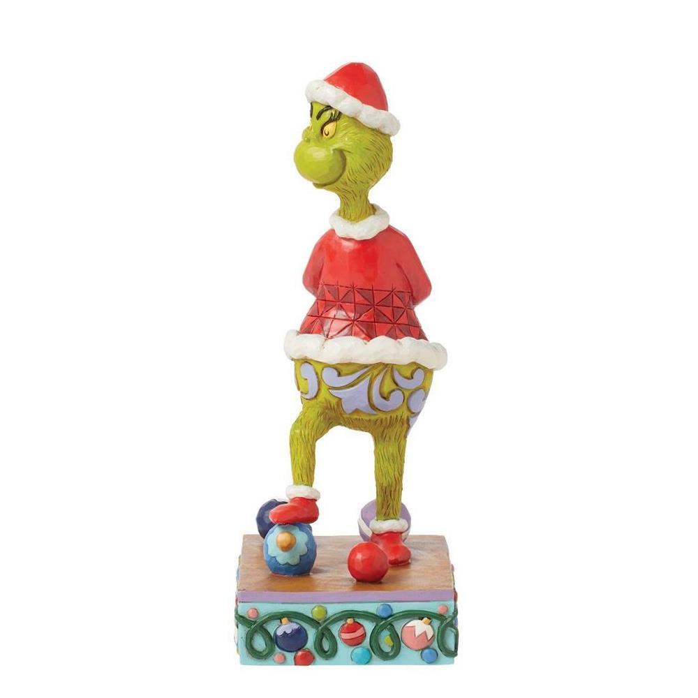 PRE-ORDER 2024 <br> Grinch by Jim Shore <br> Grinch Step on Ornament (18.5cm) - $124.95