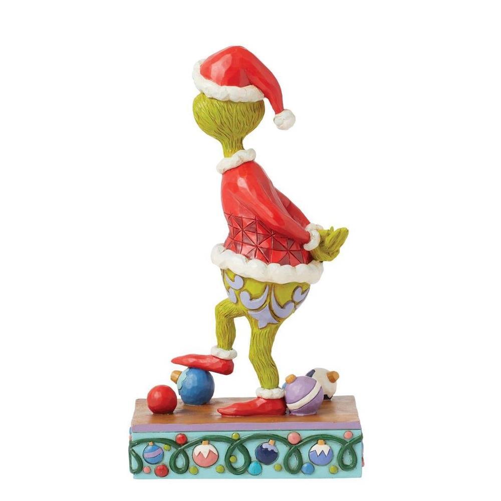 PRE-ORDER 2024 <br> Grinch by Jim Shore <br> Grinch Step on Ornament (18.5cm) - $124.95