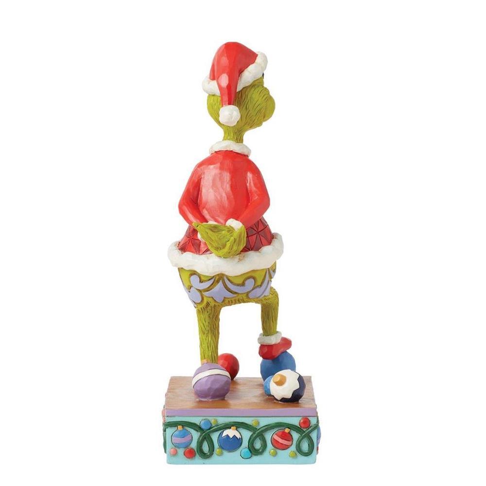 PRE-ORDER 2024 <br> Grinch by Jim Shore <br> Grinch Step on Ornament (18.5cm) - $124.95