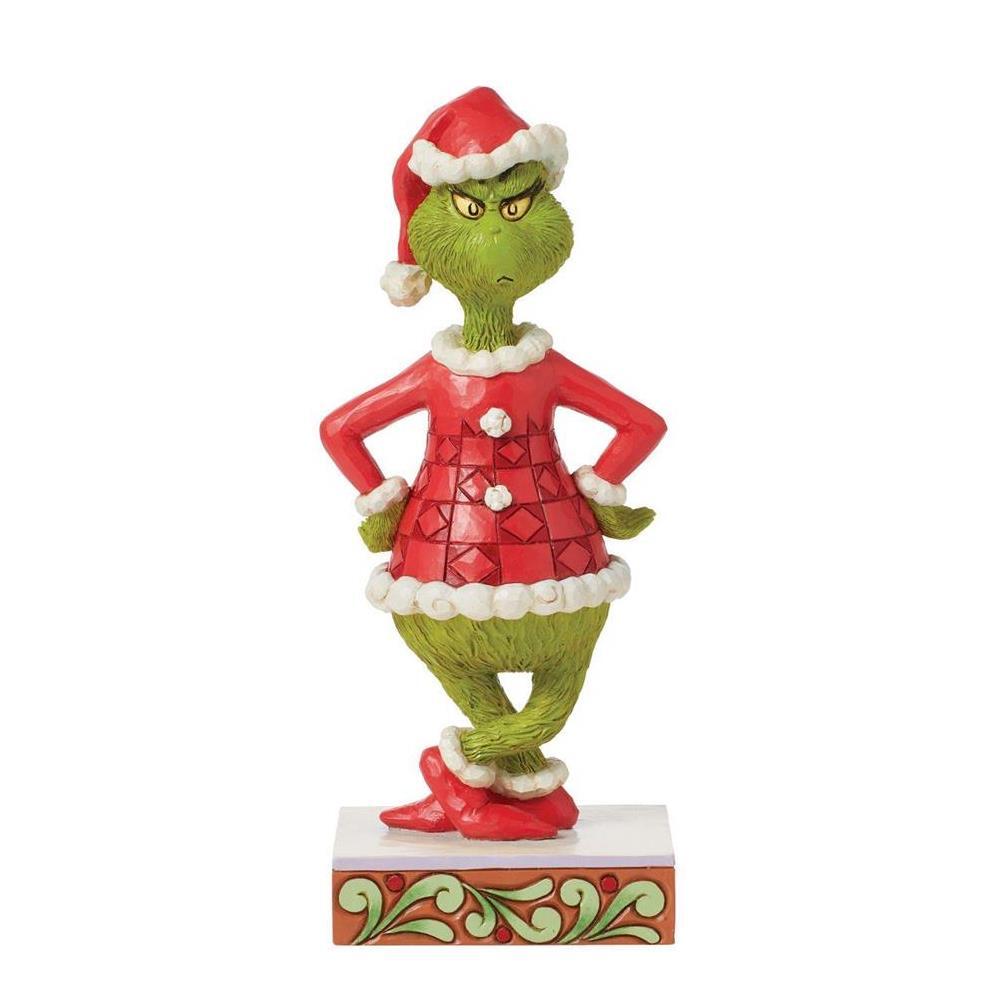 PRE-ORDER 2024 <br> Grinch by Jim Shore <br> Grinch with Hands on Hips (17cm) - $69.95