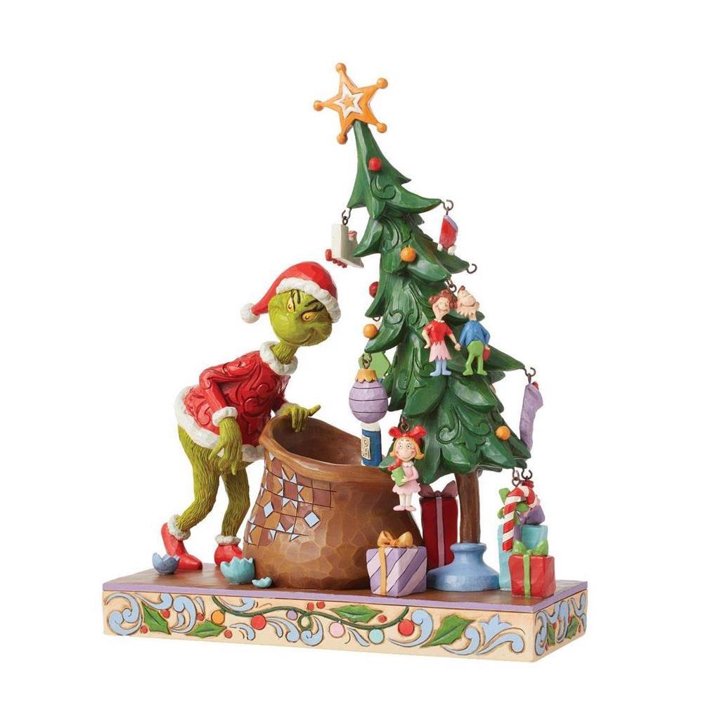 PRE-ORDER 2024 <br> Grinch by Jim Shore <br> Deluxe 12 Days Countdown (S/10) (30cm) - $259.95