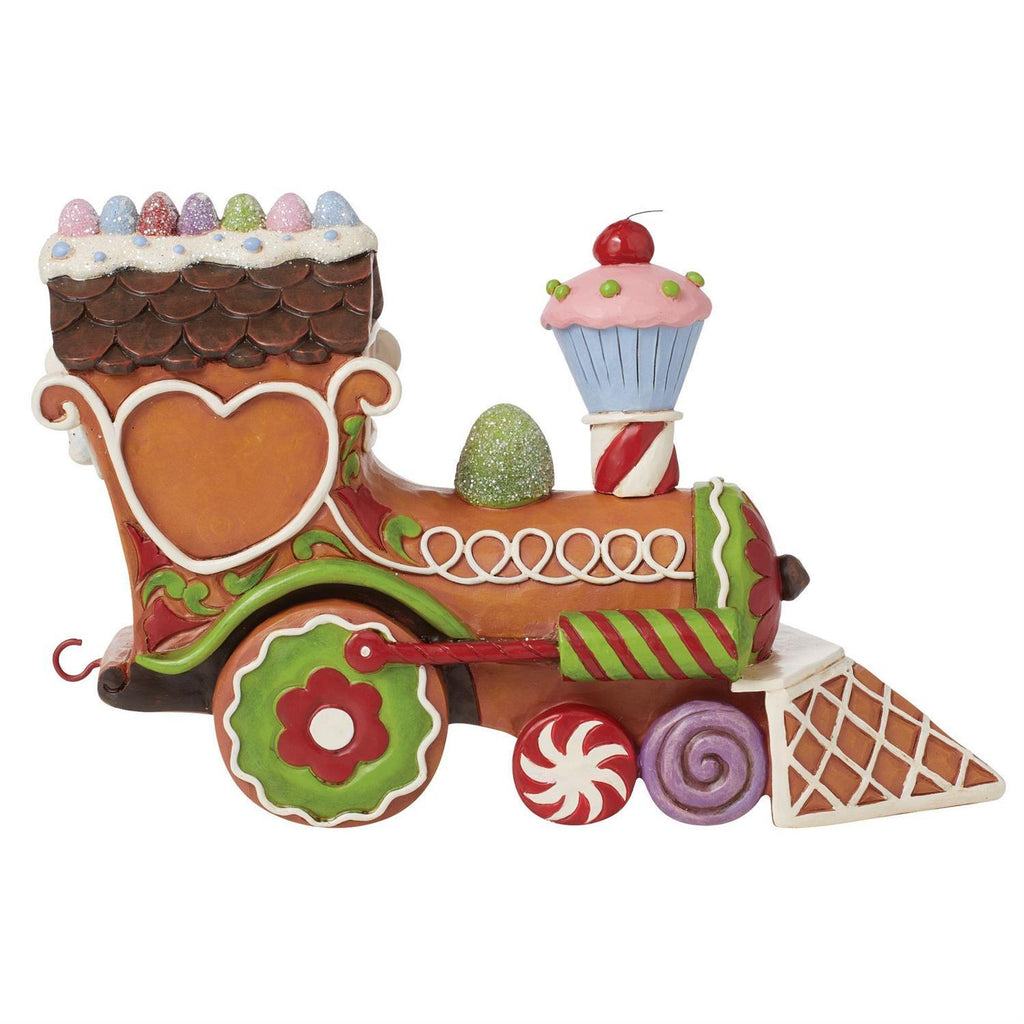 Heartwood Creek  <br> Gingerbread Train Engine (12cm) <br> "Santa's On His Way"