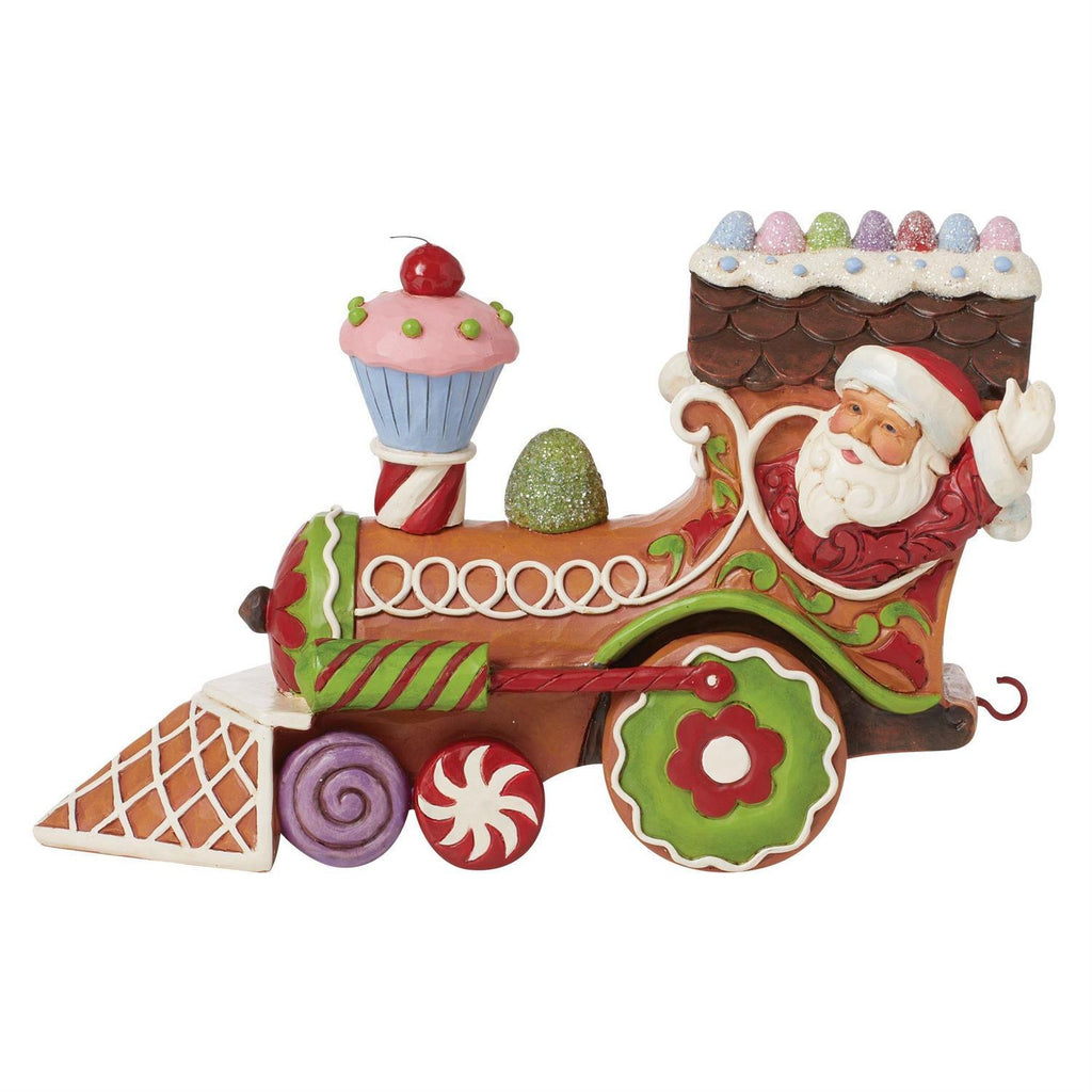 Heartwood Creek  <br> Gingerbread Train Engine (12cm) <br> "Santa's On His Way"