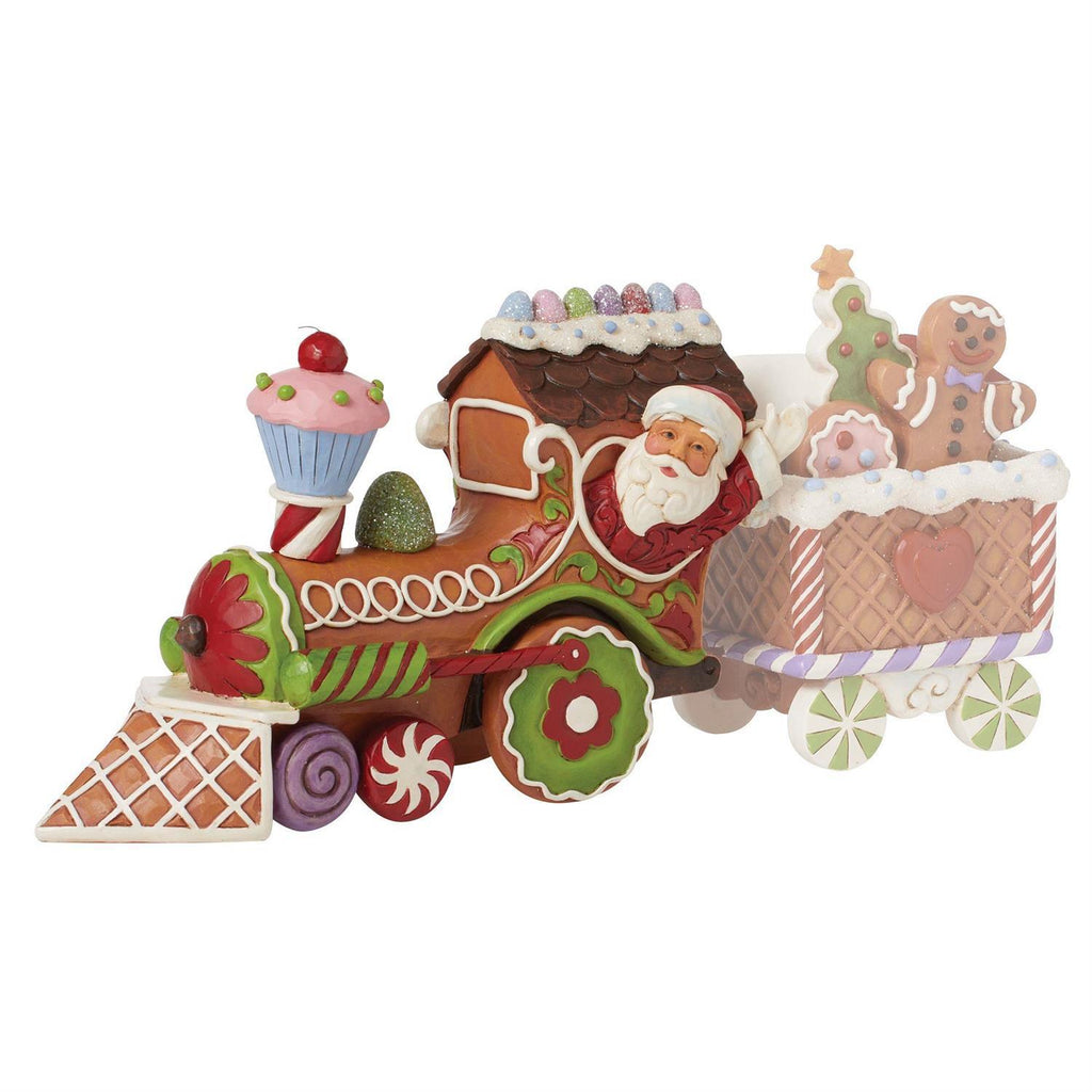 Heartwood Creek  <br> Gingerbread Train Engine (12cm) <br> "Santa's On His Way"