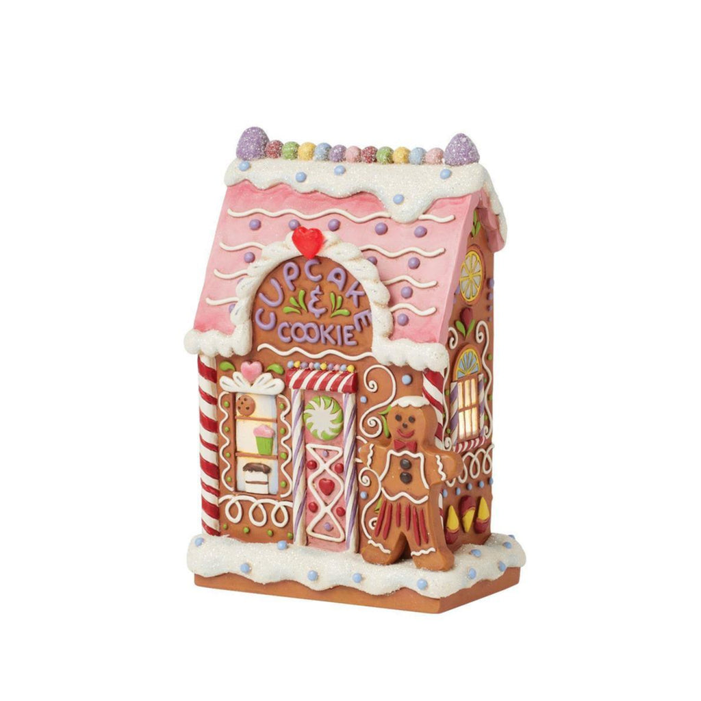 Heartwood Creek  <br> Gingerbread LED Bakery (17cm) <br> "Baking Spirits Bright"