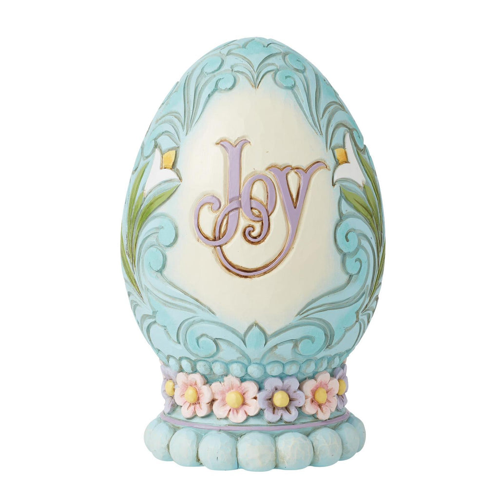 NEW 2025 <br> Heartwood Creek <br> Egg With Church Scene <br> "Let Us Rejoice"