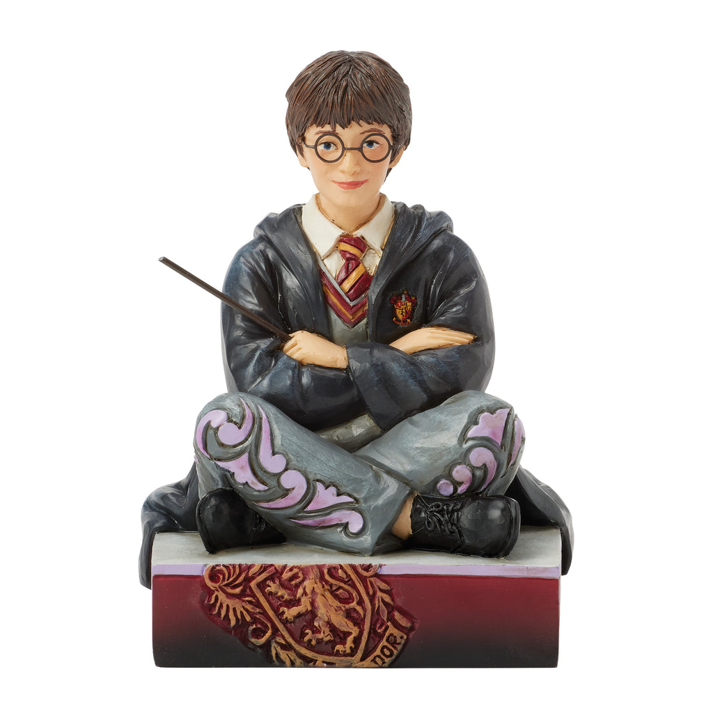 Harry Potter by Jim Shore <BR> Harry Potter with Wand <br> "The Chosen One"