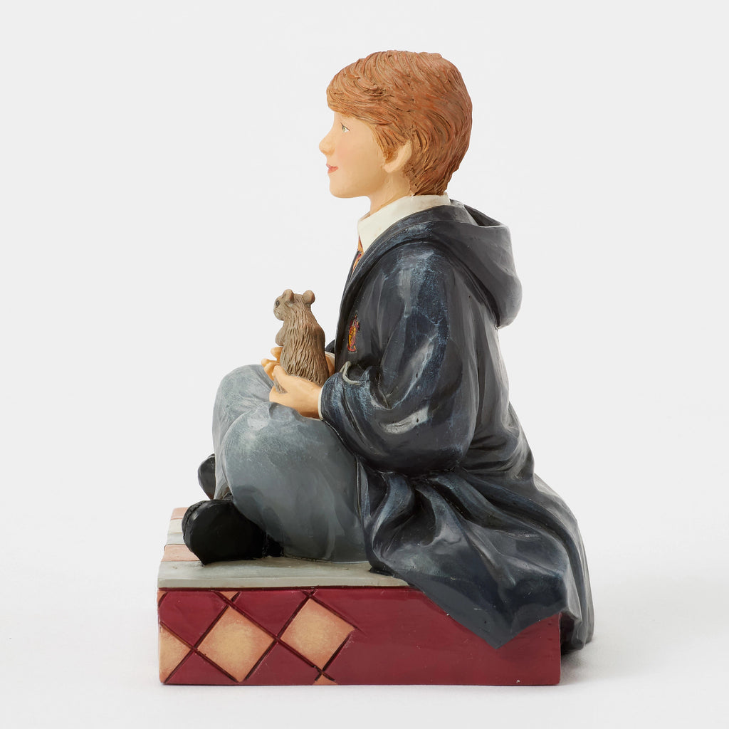 Harry Potter by Jim Shore <BR> Ron with Scabbers <br> "Wizarding Whiskers"