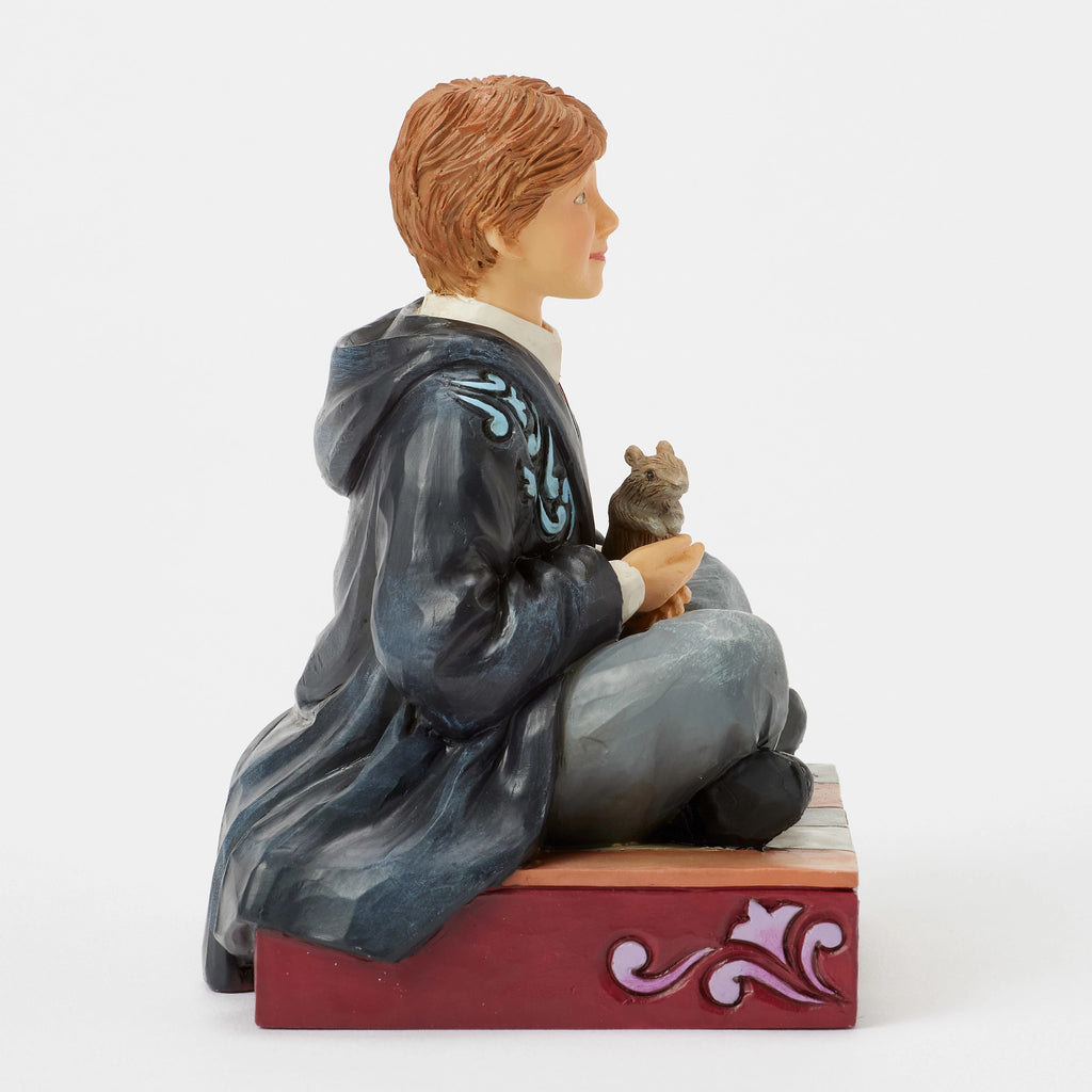 Harry Potter by Jim Shore <BR> Ron with Scabbers <br> "Wizarding Whiskers"