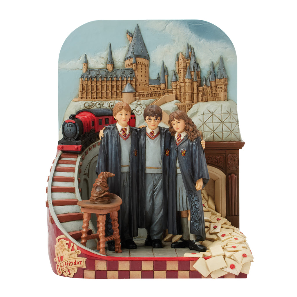 Harry Potter by Jim Shore <BR> Trio Castle Scene <br> "The Journey Begins"
