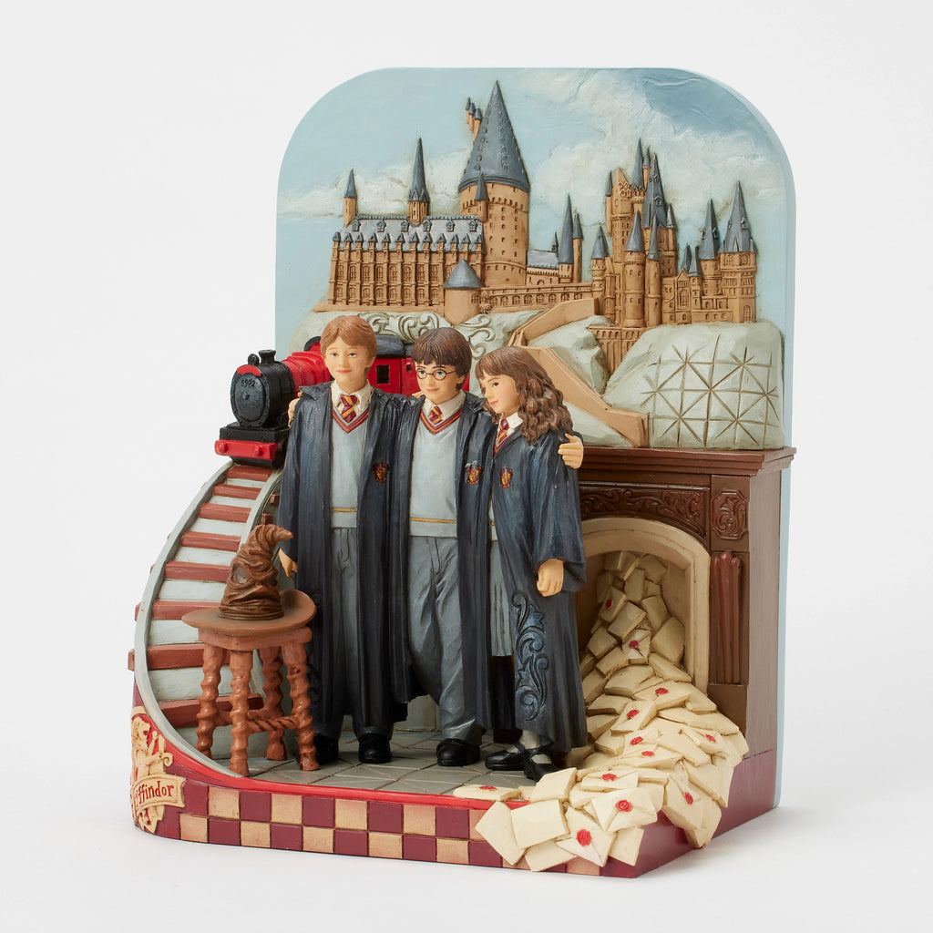 Harry Potter by Jim Shore <BR> Trio Castle Scene <br> "The Journey Begins"