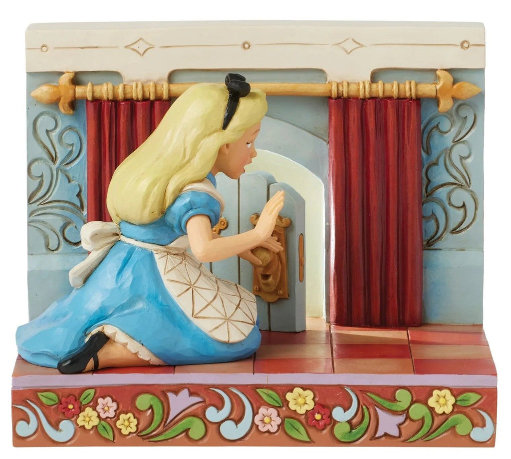Disney Traditions <br> Alice in Wonderland with LED Door <br> "Curiouser & Curiouser"