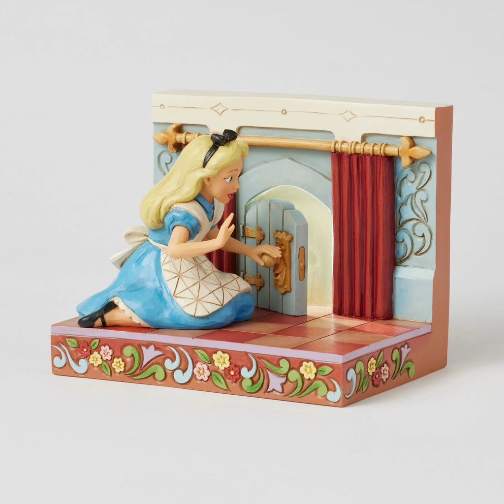 Disney Traditions <br> Alice in Wonderland with LED Door <br> "Curiouser & Curiouser"