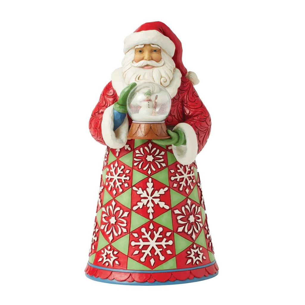 Heartwood Creek <br> Santa with Globe (26cm) <br> "Frosty Keepsake"