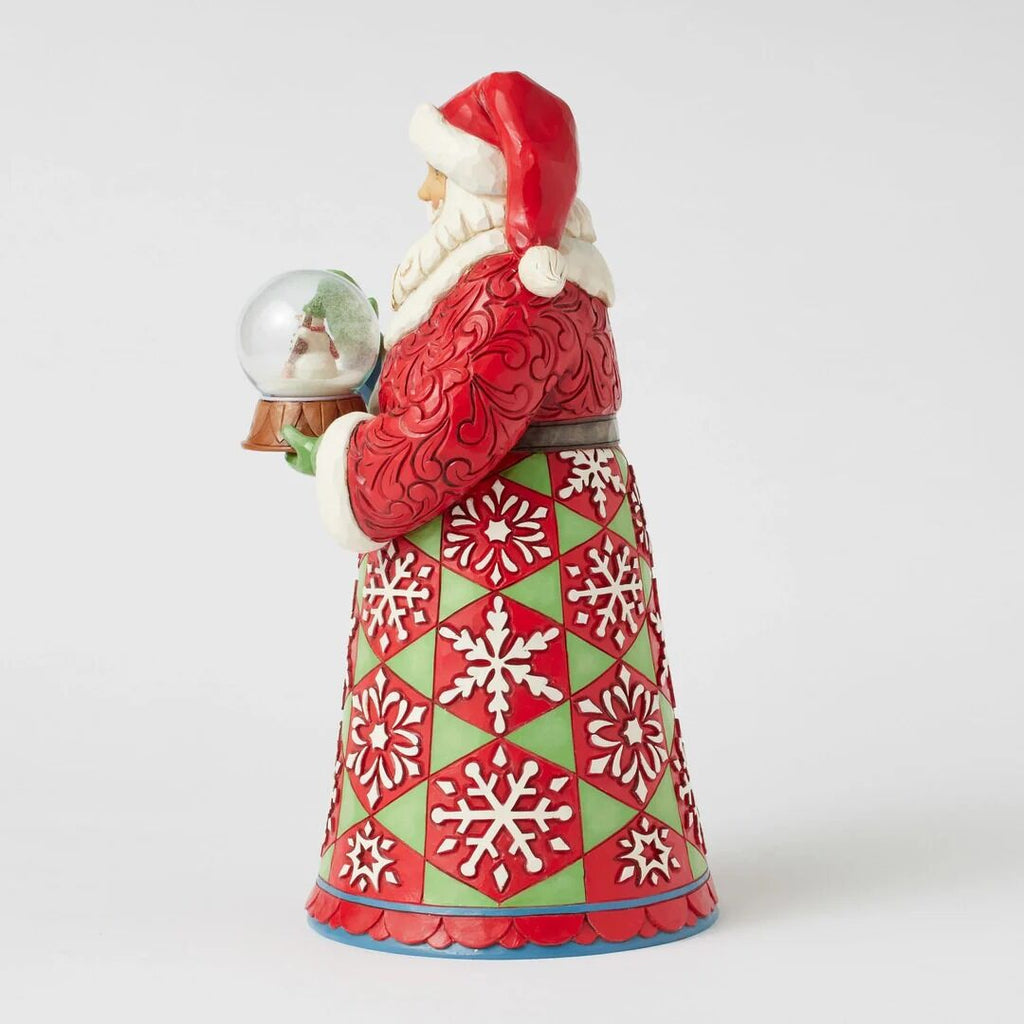 Heartwood Creek <br> Santa with Globe (26cm) <br> "Frosty Keepsake"