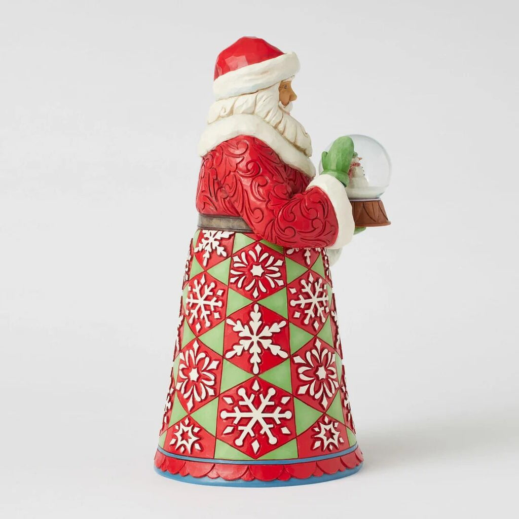 Heartwood Creek <br> Santa with Globe (26cm) <br> "Frosty Keepsake"