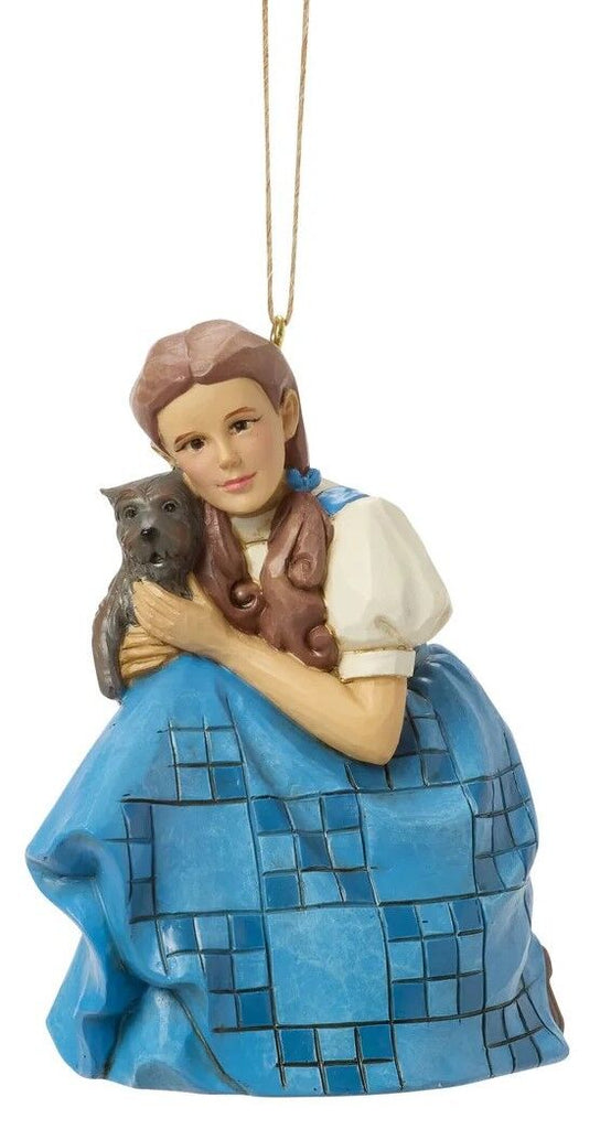 Wizard of Oz by Jim Shore <br> Hanging Ornament <br> Dorothy with Toto (9cm)
