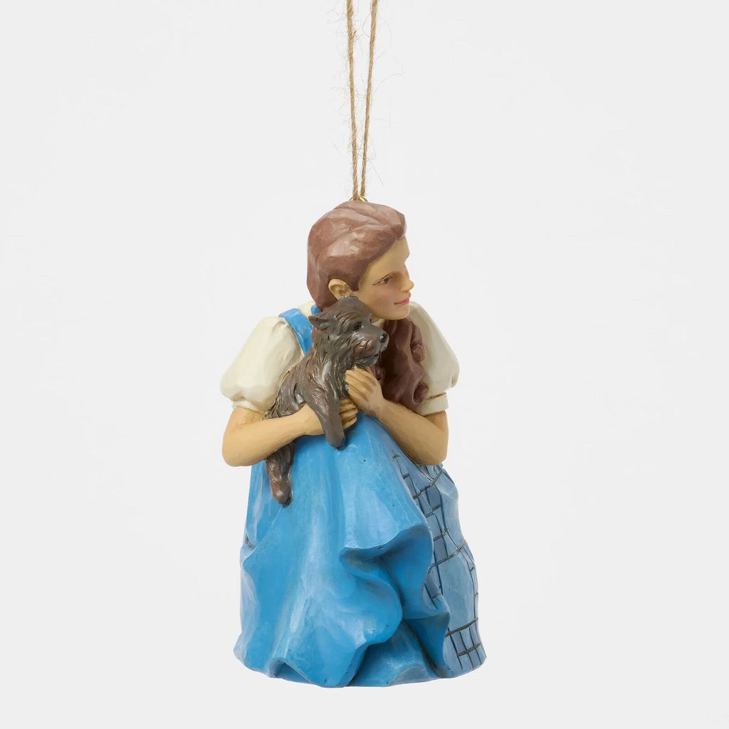 Wizard of Oz by Jim Shore <br> Hanging Ornament <br> Dorothy with Toto (9cm)