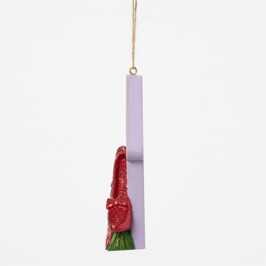 Wizard of Oz by Jim Shore <br> Hanging Ornament <br> Ruby Slippers "There's no place like Home"