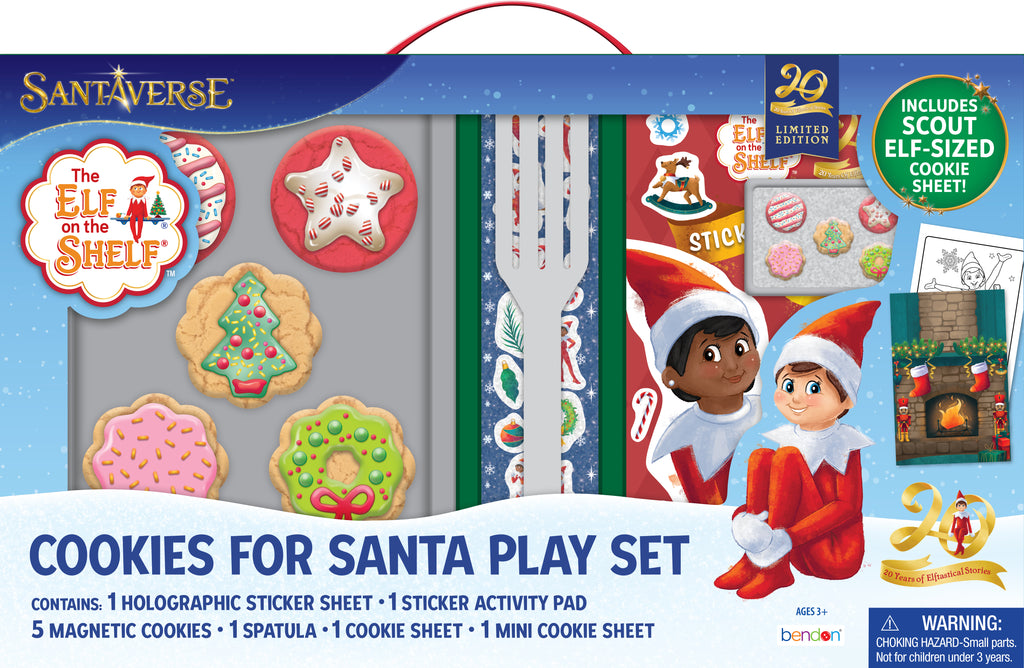 NEW 2025 <br> Elf on the Shelf <br> Cookies for Santa Play Set (20th Anniversary)