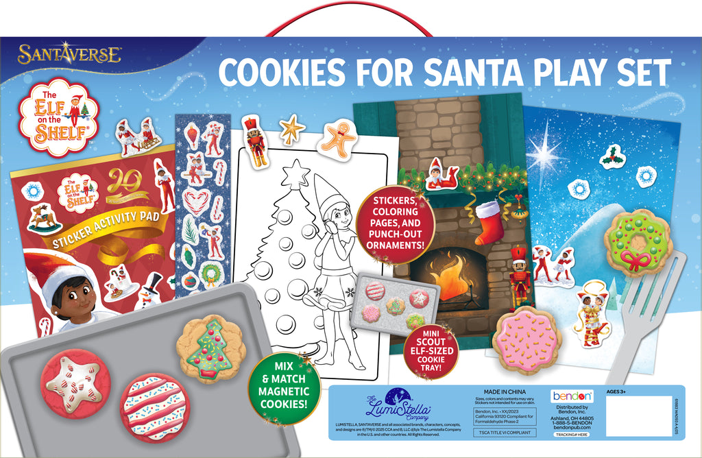 NEW 2025 <br> Elf on the Shelf <br> Cookies for Santa Play Set (20th Anniversary)