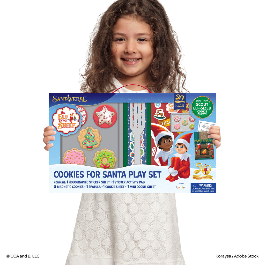 NEW 2025 <br> Elf on the Shelf <br> Cookies for Santa Play Set (20th Anniversary)