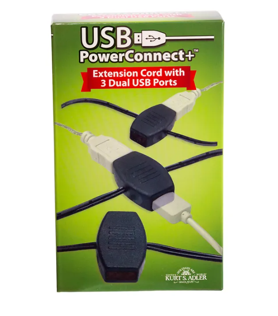 KSA <br> USB Extension Cord <br> 6 Outlets