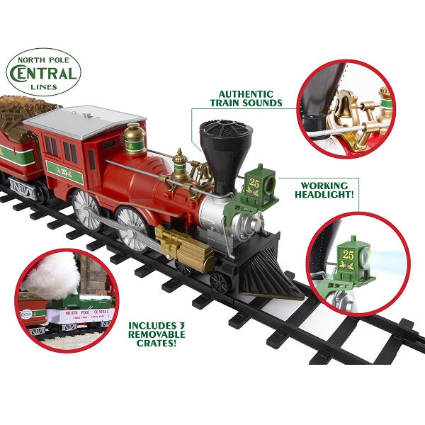 Lionel Trains <br> North Pole Central <br> Ready-to-Play Train Set with Bluetooth