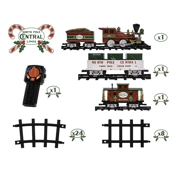 Lionel Trains <br> North Pole Central <br> Ready-to-Play Train Set