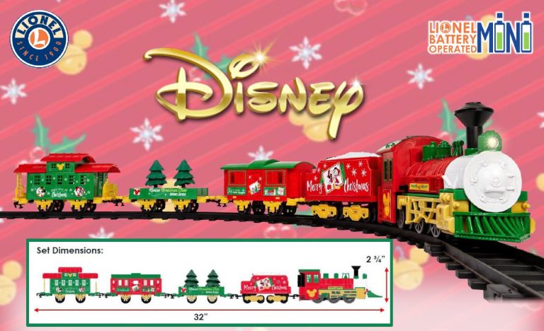 Lionel Trains <br> Disney Christmas Freight MINI Train Set