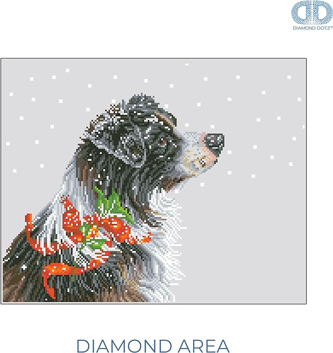 SALE - 30% OFF <br> Diamond Dotz <br> Christmas Collie