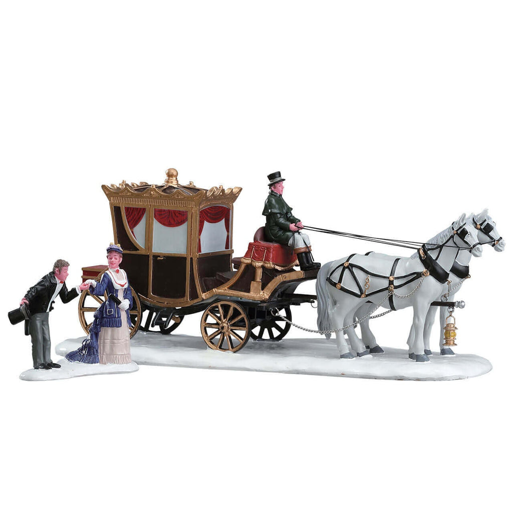 Lemax Table Pieces <br> The Duchess Arrives, Set of 2