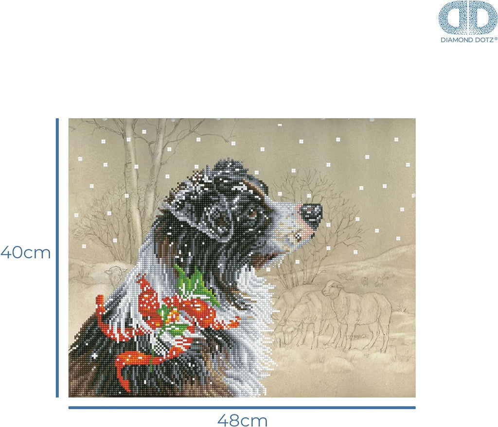 SALE - 30% OFF <br> Diamond Dotz <br> Christmas Collie