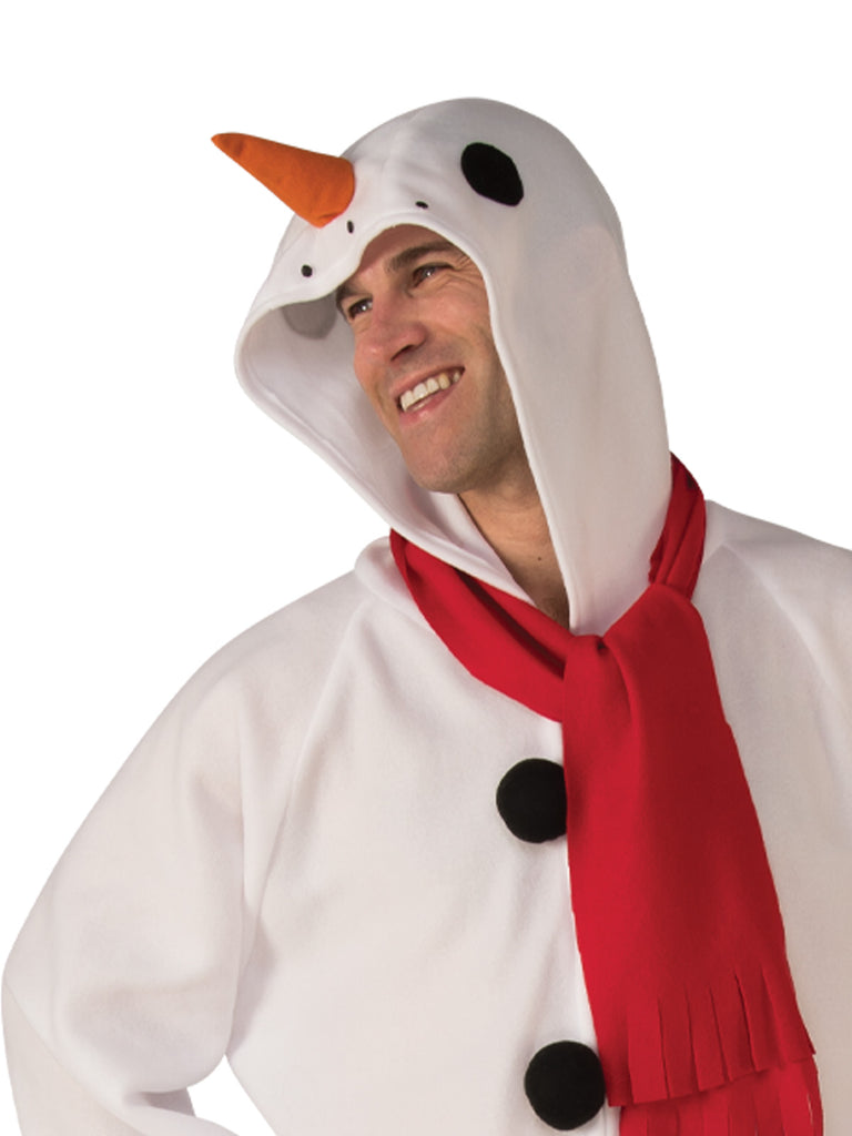 Snowman Onesie Jumpsuit, Adult <br> Medium