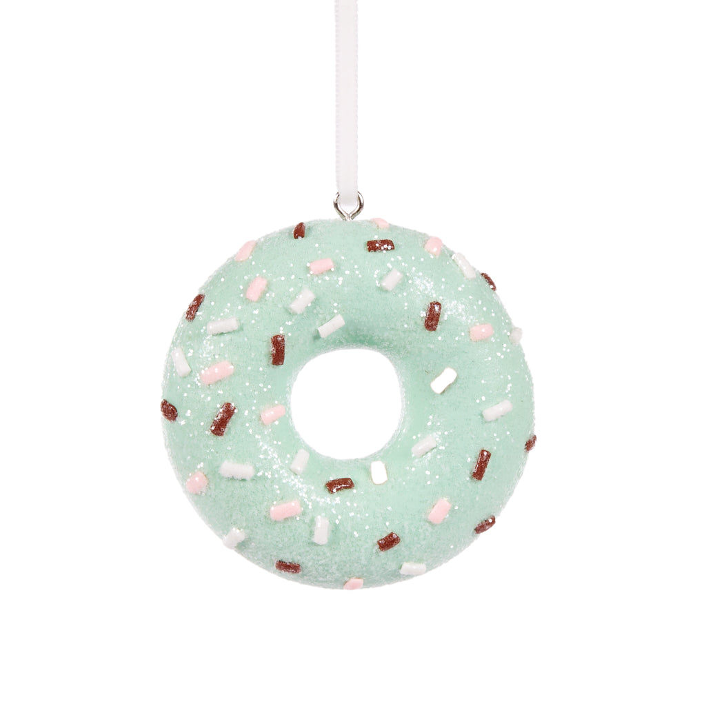 Hanging Ornament - Mint Doughnut Hanging