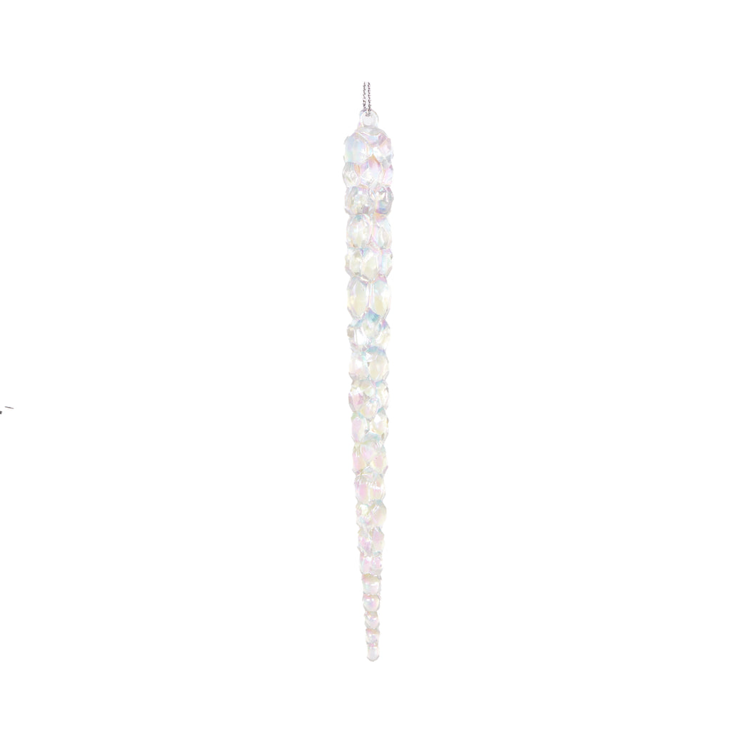 Hanging Ornament - Iridescent Icicles Hanging (Pack of 6)