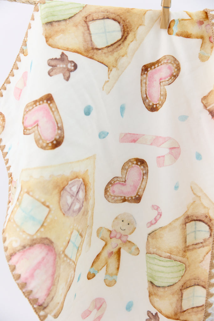 Gingerbread Dreams Waffle Hand Towel