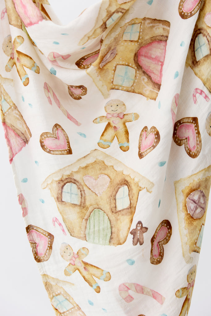 Gingerbread Dreams Baby Swaddle