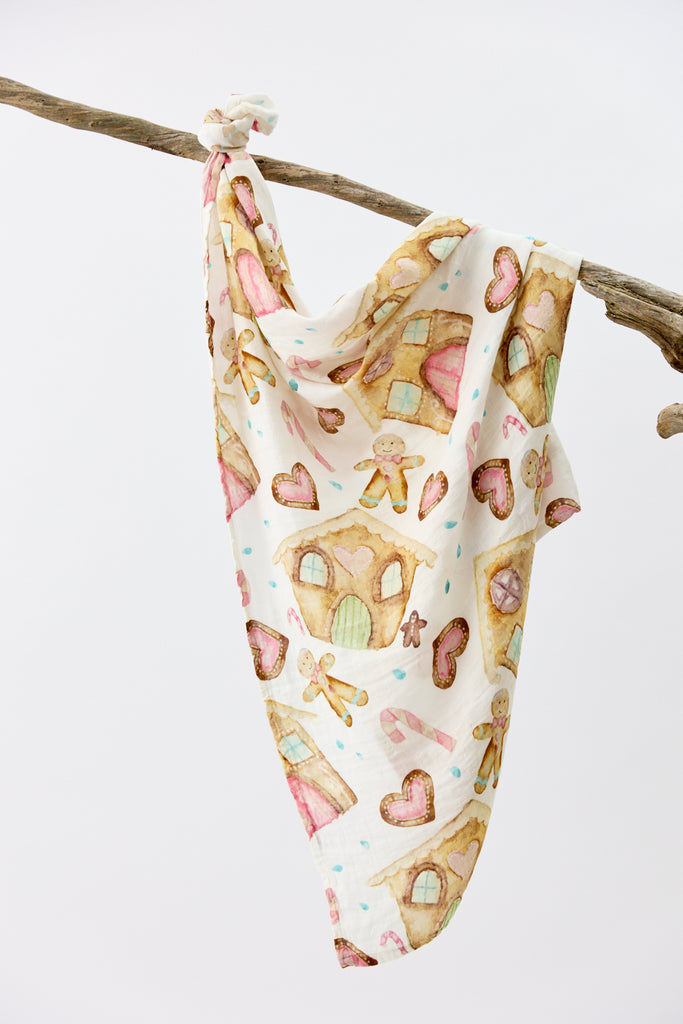 Gingerbread Dreams Baby Swaddle