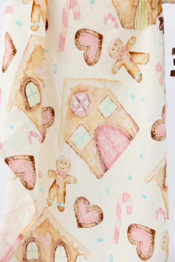 Gingerbread Dreams Tea Towel