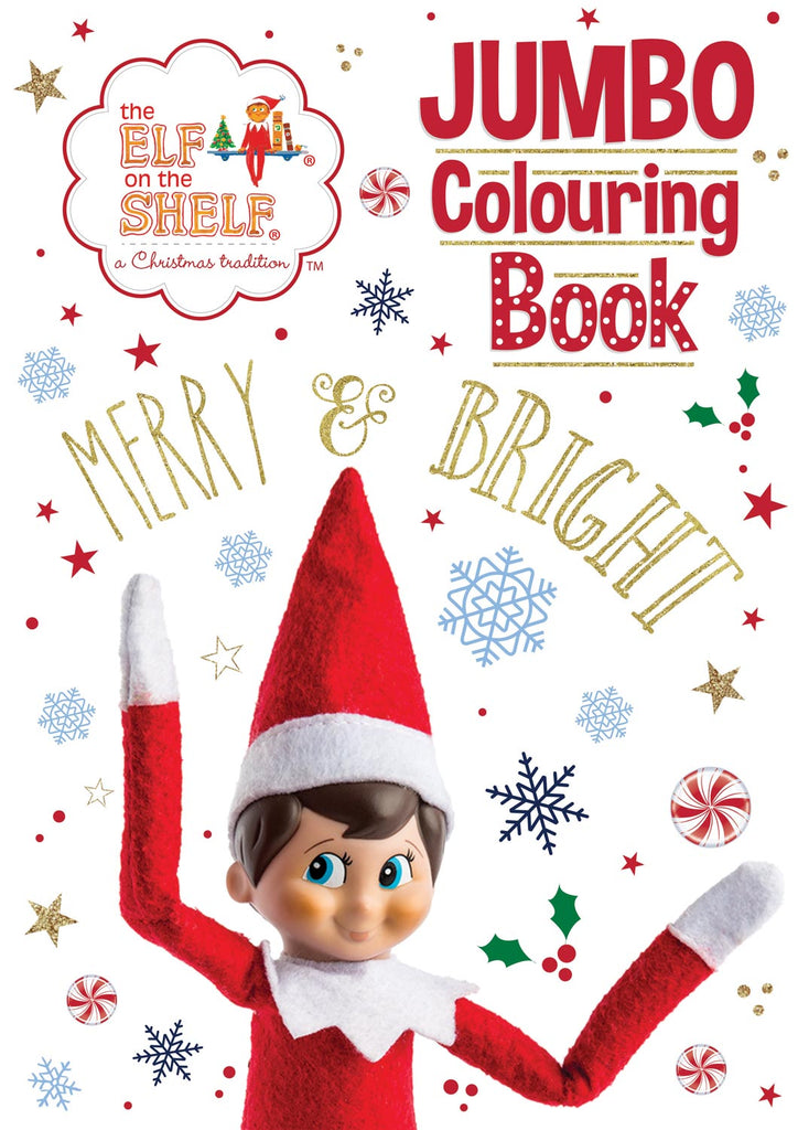 Elf on the Shelf <br> Jumbo Colouring Book