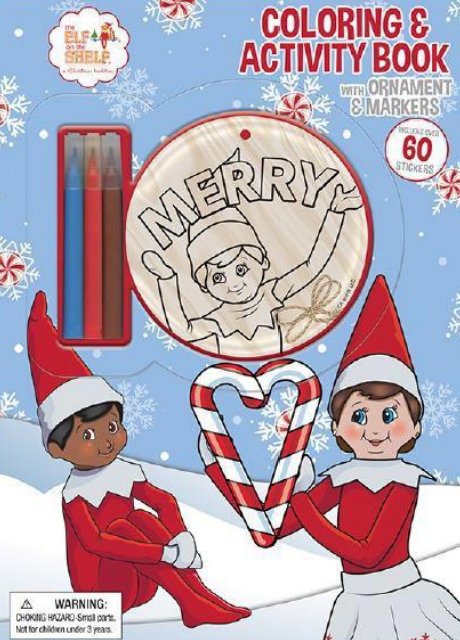 Elf on the Shelf <br> Colouring & Activity Book with Ornament