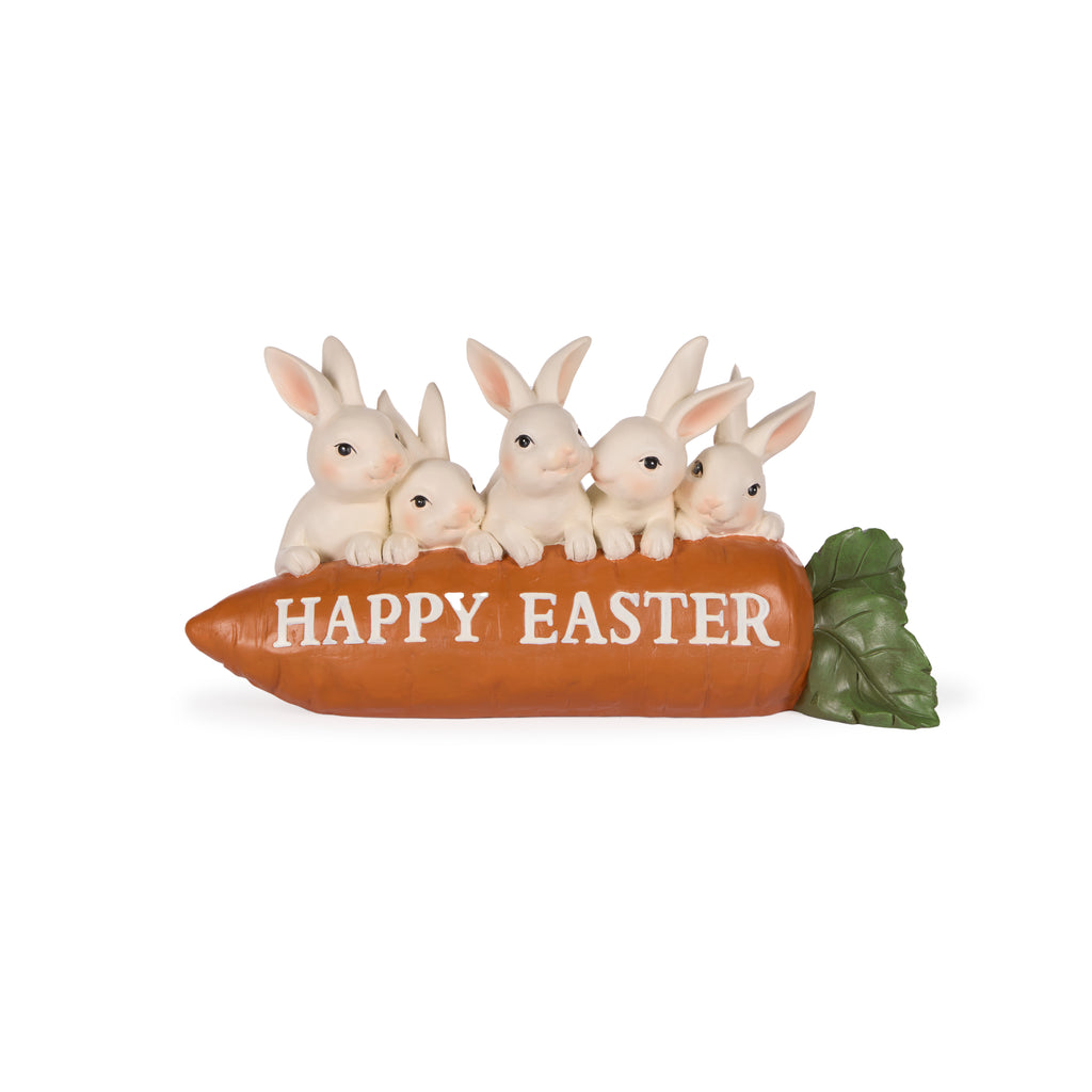 Easter Sign <br> Carrots & Cosmos <br> Happy Easter Carrot Sign