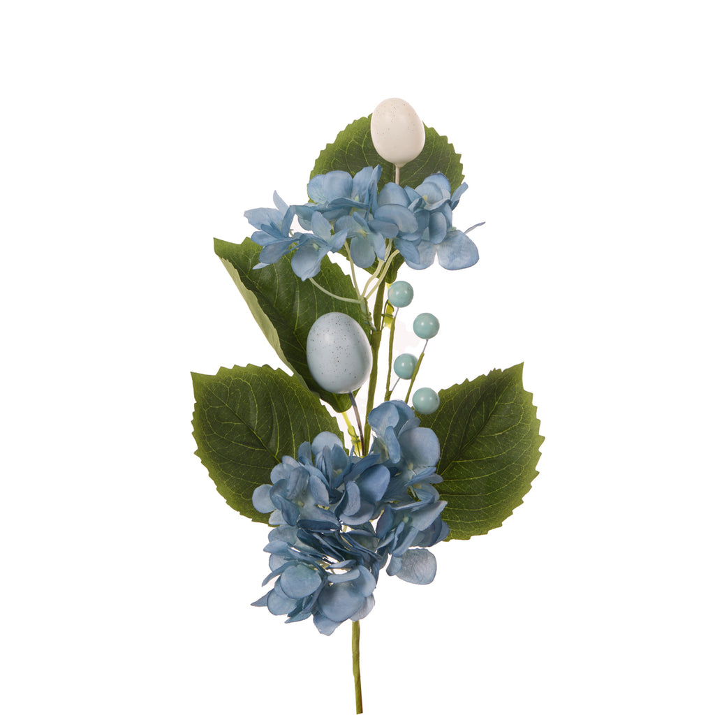 Easter Hydrangea & Hare Mini Blue Hydrangea Posy – The Christmas Shop