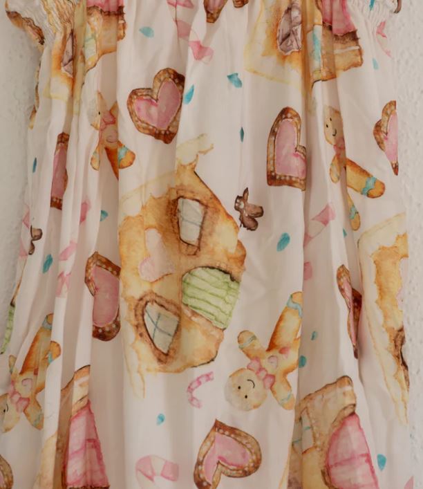 Gingerbread Dreams - Ruffle Nightie